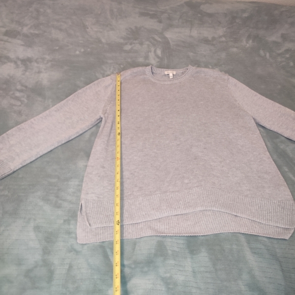 Ella Moss High Low Women's Gray Sweater - Picture 4 of 12